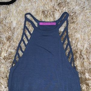 NWOT Blue tank top